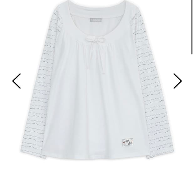 허그유어스킨  Draw-string long sleeves (Ivory)