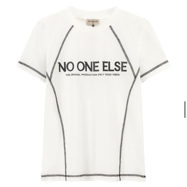 노원엘스 Noe Lettering Stitch Point Short Sl