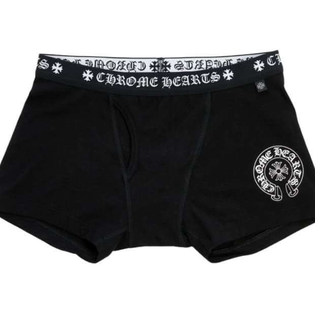 (미개봉) 크롬하츠 복서 브리프 블랙