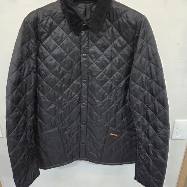 바버 블랙 퀄팅 자켓 xl