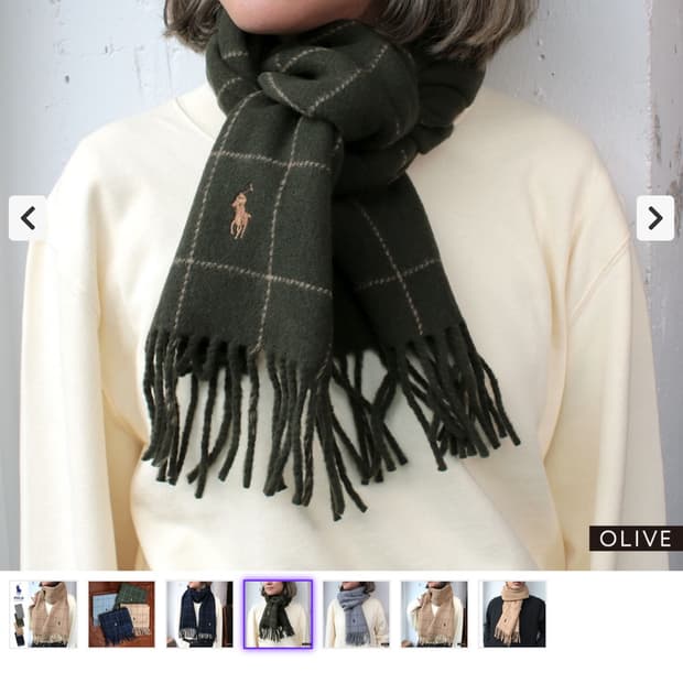 폴로 머플러 목도리