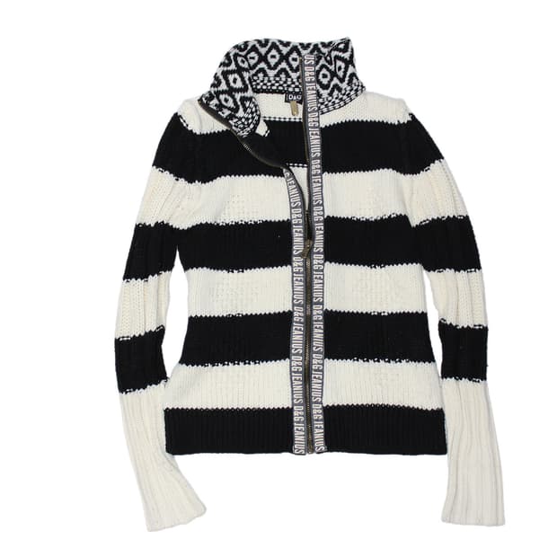 2000s D&G 돌체앤가바나 집업 니트 