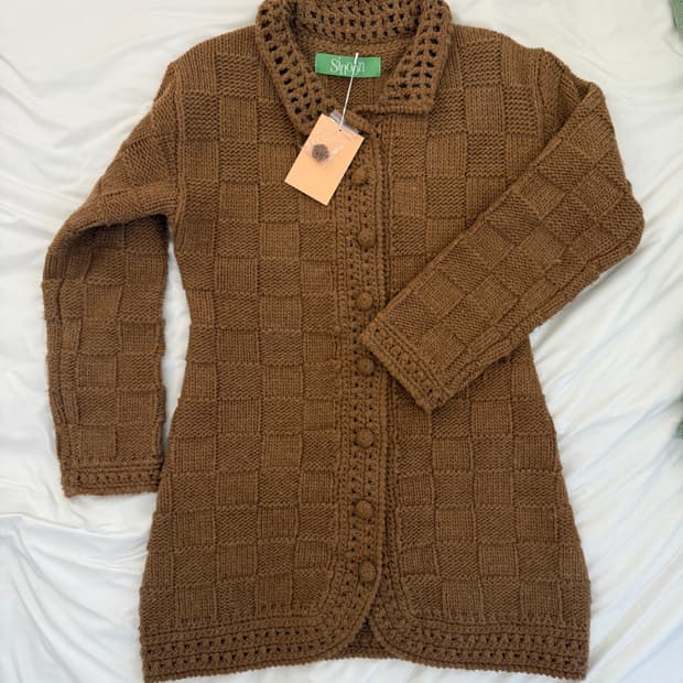 시눈 Square Knit Handmade Dress