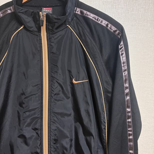 빈티지 나이키 올드스쿨 00's 집업 블랙 L