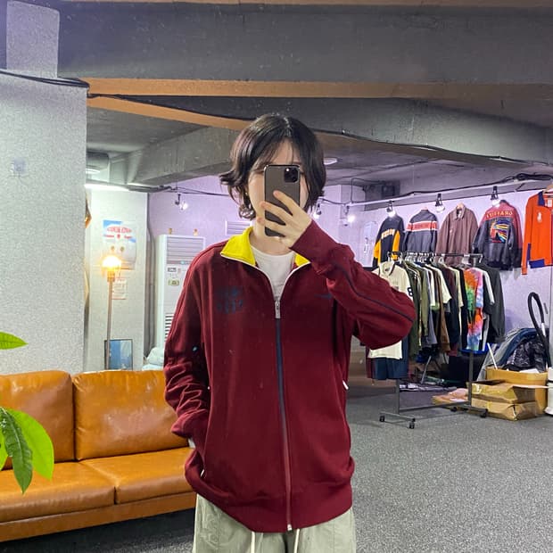 나이키 스우시 바르셀로나 버건디 져지 B5520