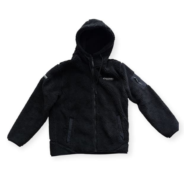 디스커버리 뽀글이 후드 플리스 자켓 105
