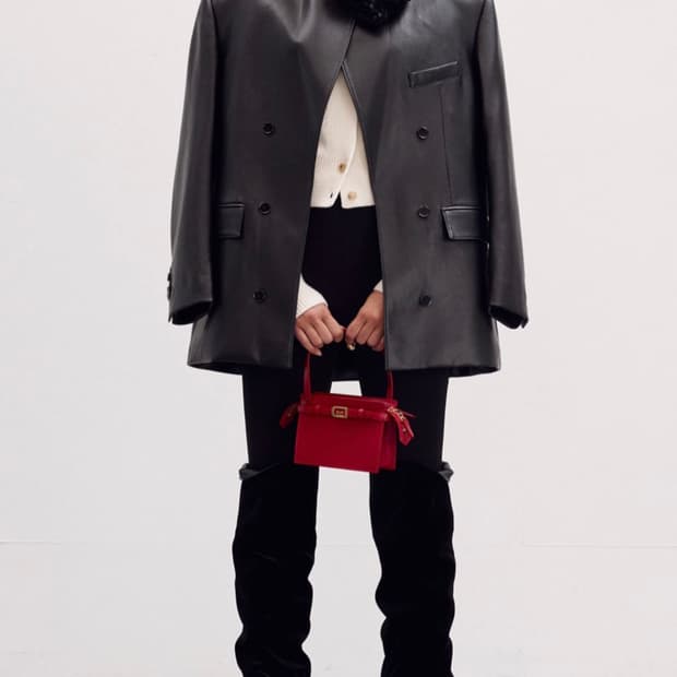 렉토 빅터 레더 블레이저 (L)