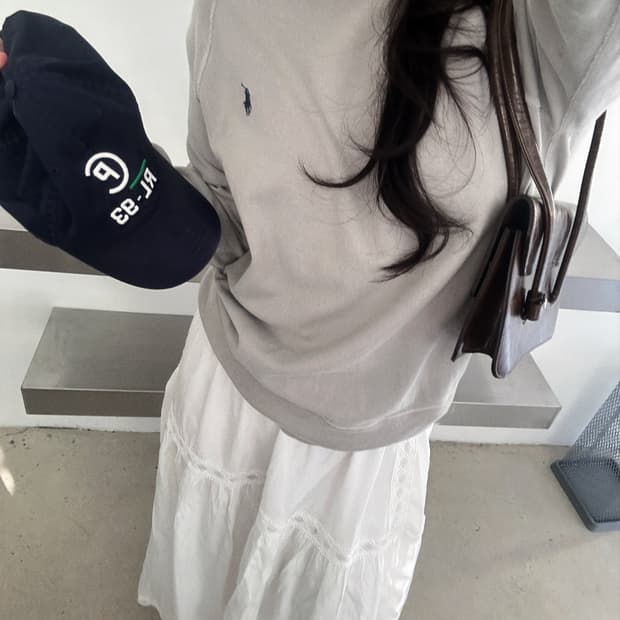 폴로 랄프로렌 그레이 맨투맨 