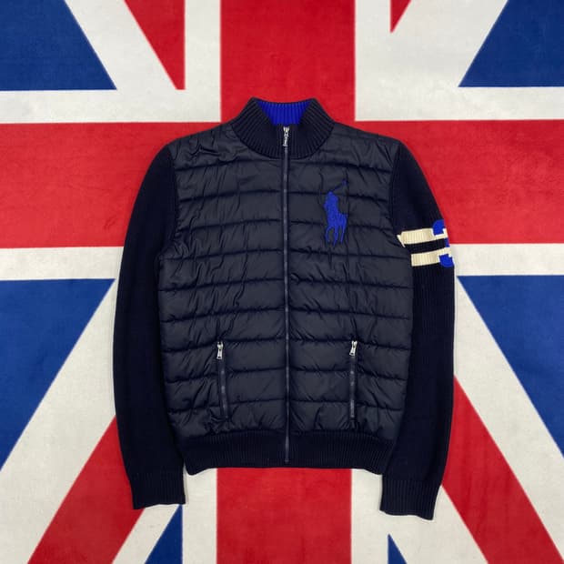 폴로 빅포니 니트패딩 실측 여성55