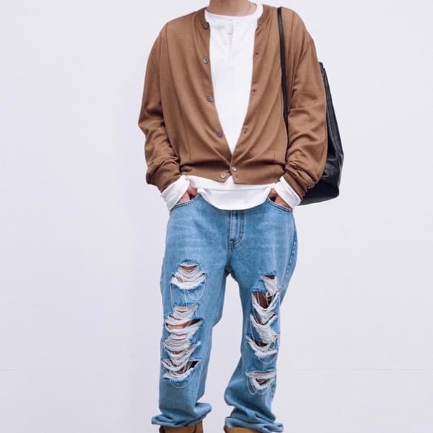 미착용 RECTO 24SS 체인데님 (L 사이즈)