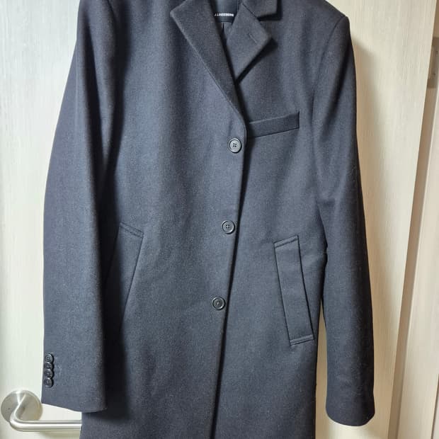 제이린드버그 최고급 울코트 남성코트 52 사이즈 블랙