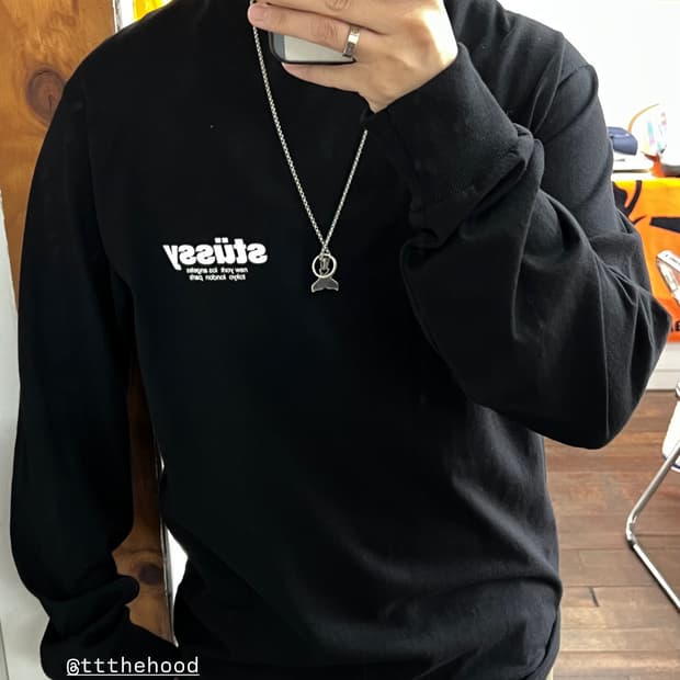 스투시 주사위 롱슬리브