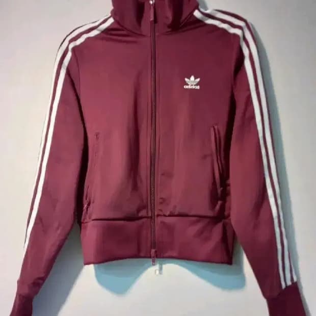 아디다스 파이어버드 버건디 트랙탑 저지 져지집업 80~85