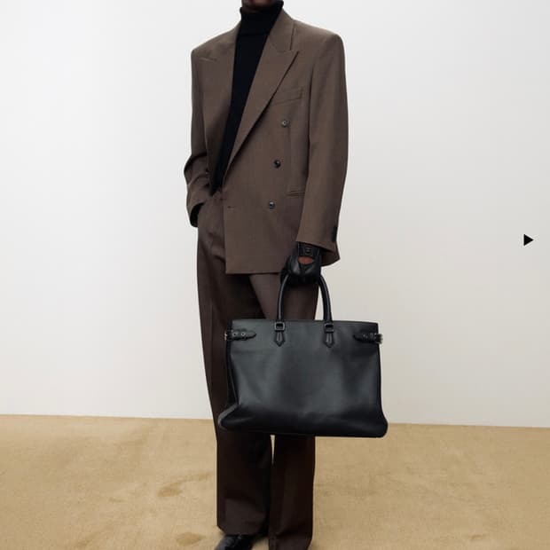 토니웩 25FW 멜란지 울 더블 브레스티드 자켓 L 새상품