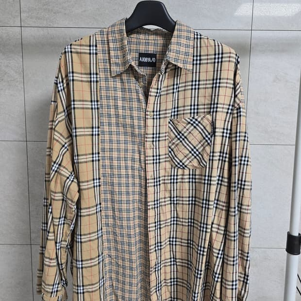 아조바이아조 버버리체크 셔츠 XL