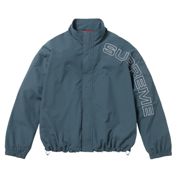 당일배송) L 슈프림 아크 하프 집 플리스 풀오버 블랙 - 23FW