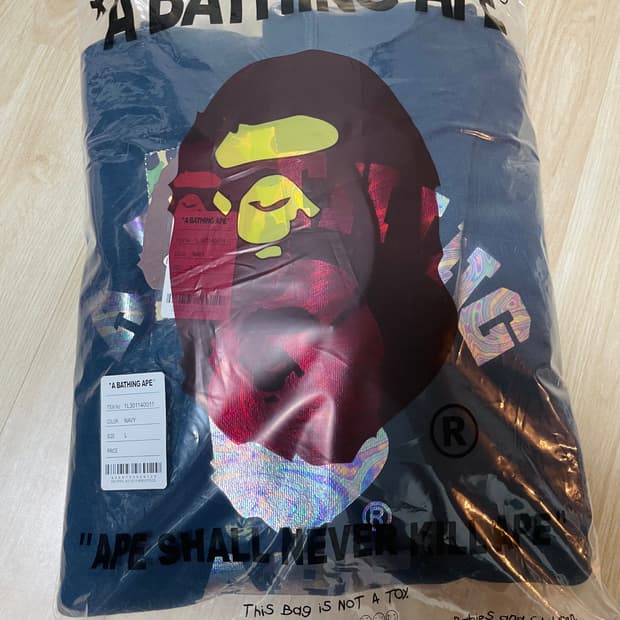 베이프 홀로그램후드 네이비