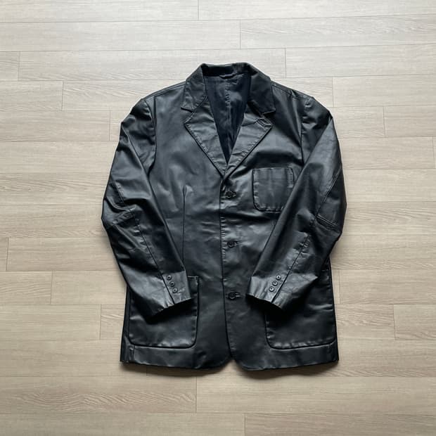 90s 올드갭 레더 블레이저 자켓