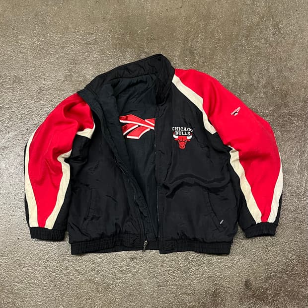 90s Reebok 시카고불스 리버시블 패딩 (110)