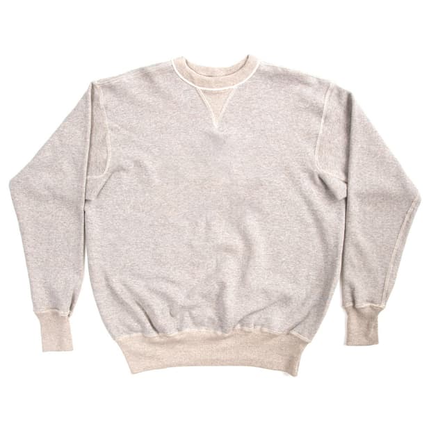 웨어하우스 플레인 오트밀 그레이 스웻 44