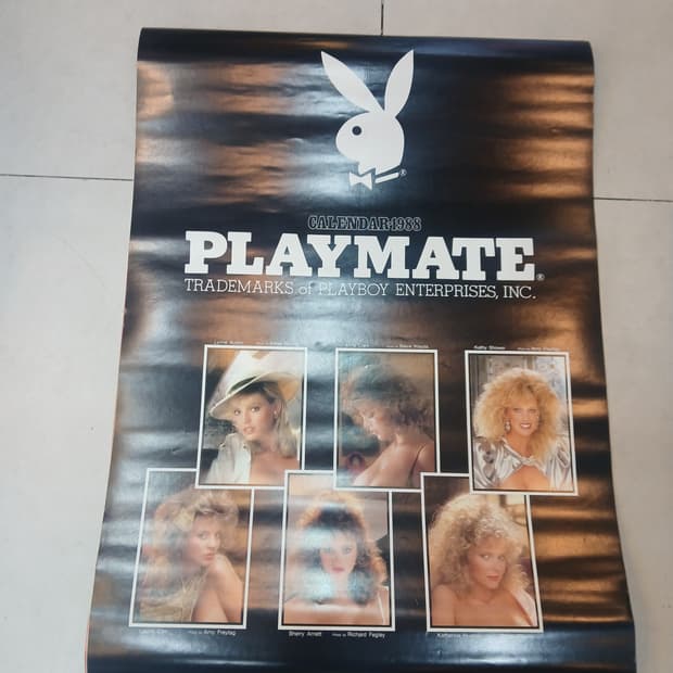 빈티지 88년도 플레이보이 달력