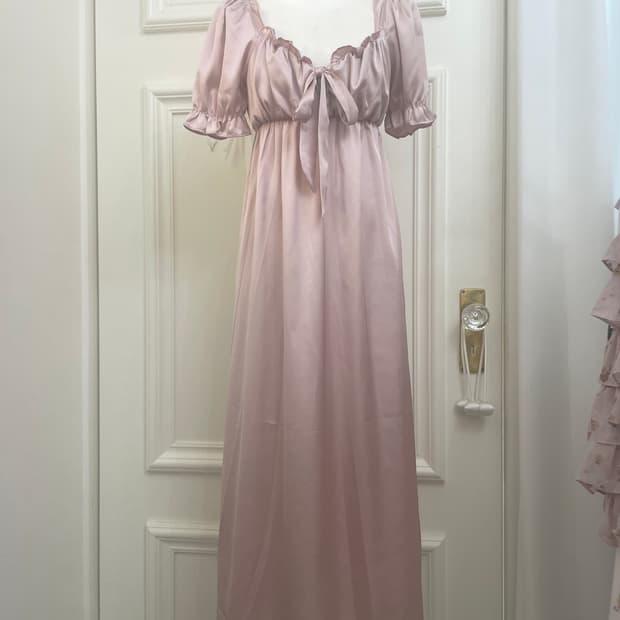 pink lavender satin beautiful opc