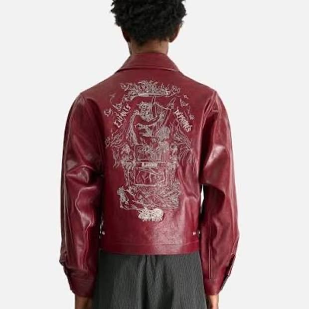 구매) erd 버건디 가죽자켓 (웨스턴, 프랭시프 드 라무르 등등) 구매