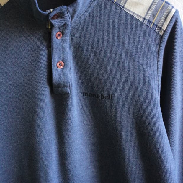 몽벨 1/4 니트