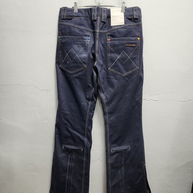 언리미티드G 생지 데님 스키 보드복 하의