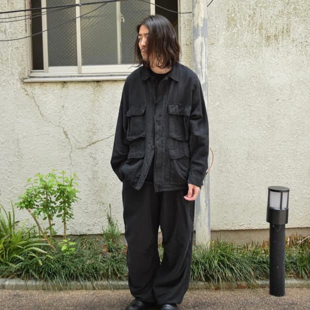 25ss 로우 실크 B.D.U 자켓