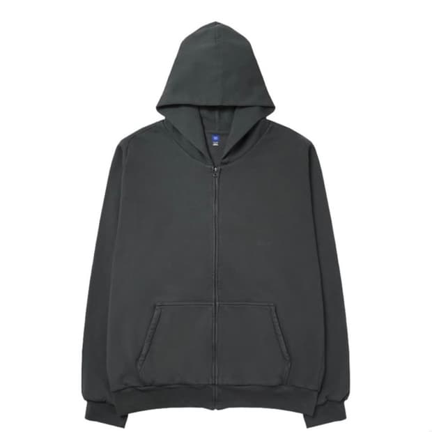 이지갭 후드집업 다크그레이