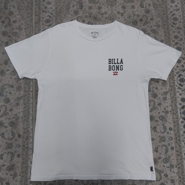 BILLABONG 빌라봉 서퍼보드 곰캐릭터 반팔티 M