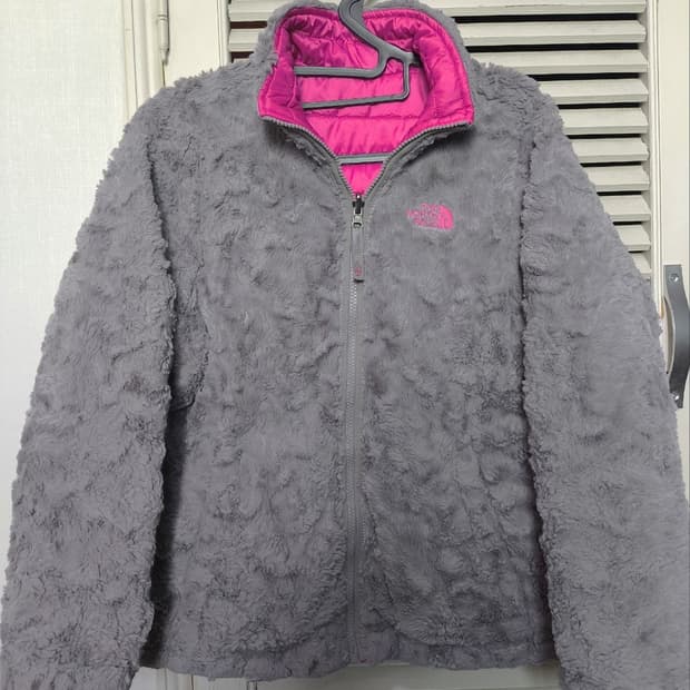 노스페이스 양면 리버시블 보아털 자켓 집업