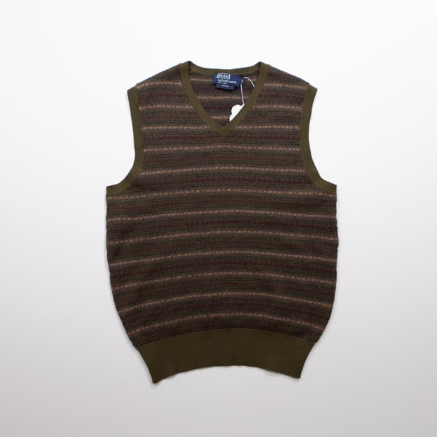 폴로 랄프로렌 이태리 메이드 페어아일 니트 베스트