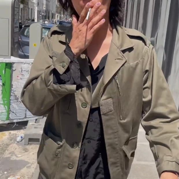 프랑스 f1 밀리터리 군용 자켓 