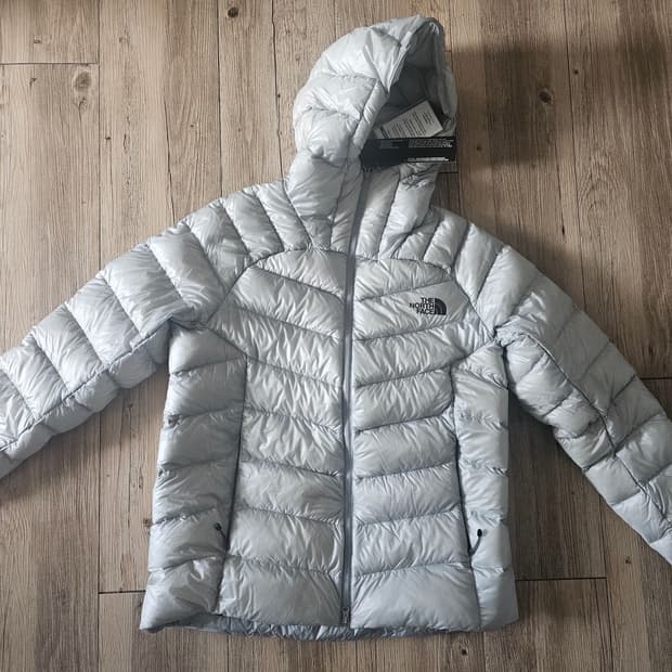 (W) 노스페이스 써밋 마테호른 RDS 다운 자켓 실버 WXL사이즈