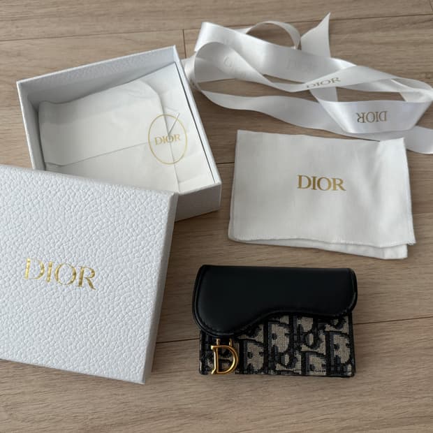 디올 새들 블룸 카드지갑 풀구성 판매