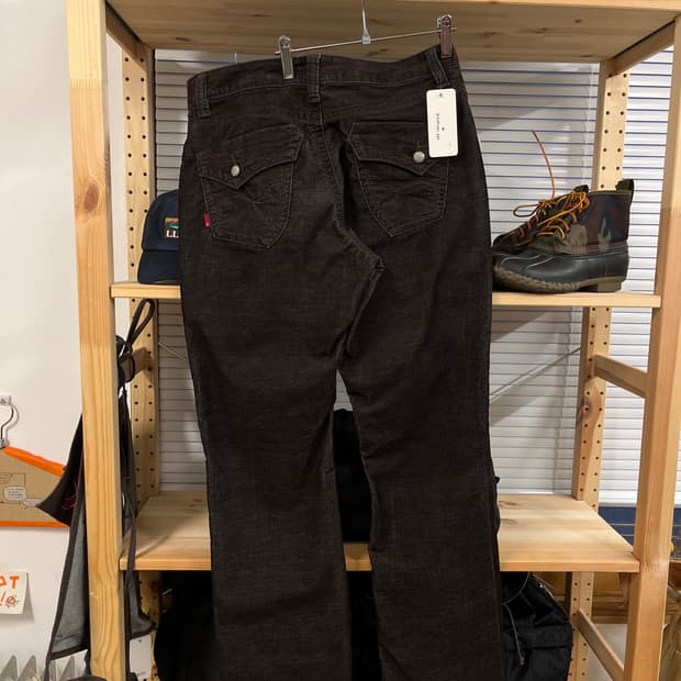 코듀로이 세미부츠컷 팬츠