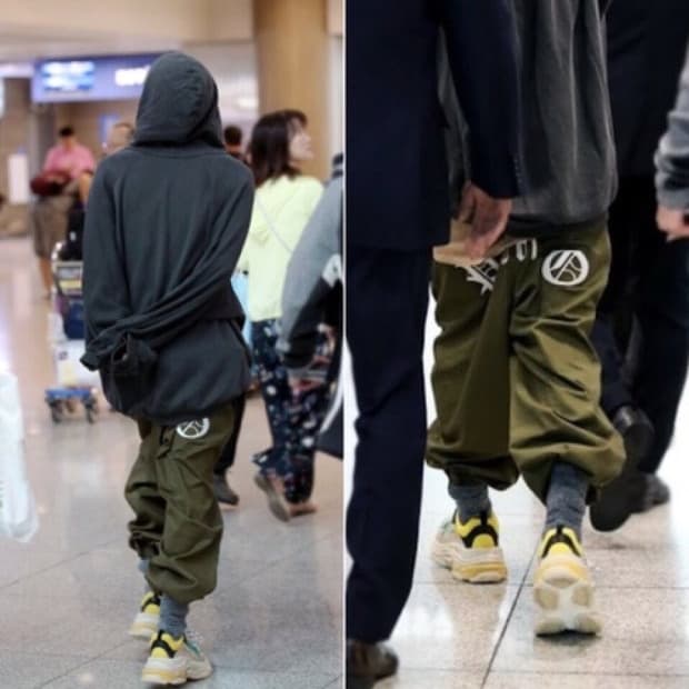 피스마이너스원 워크팬츠 카키