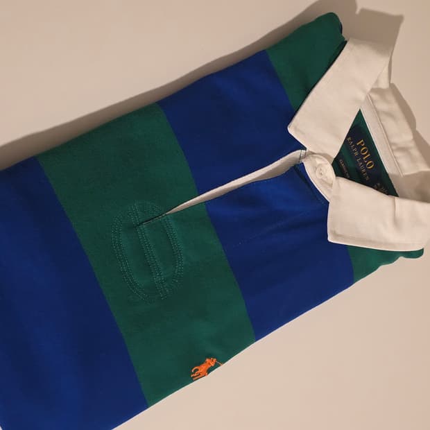 폴로 랄프로렌 스트라이프 럭비 셔츠 긴팔