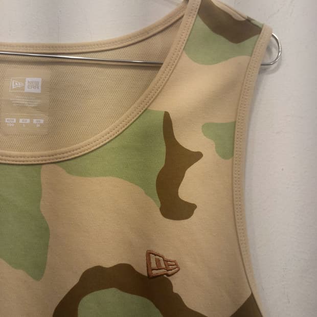 뉴에라 카모 패턴 스트릿 힙합 나시/ L