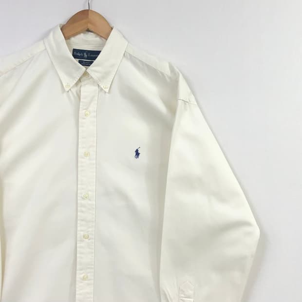 Xxl 폴로 아이보리 헤비코튼 셔츠