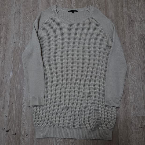 MIXXO 미쏘 여성 베이직 와플 니트 S(90)