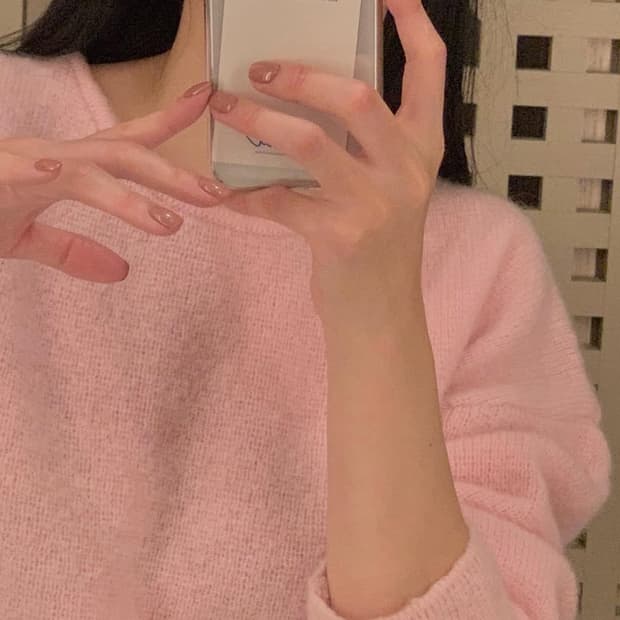 웨어웨더 키트모헤어 니트 핑크