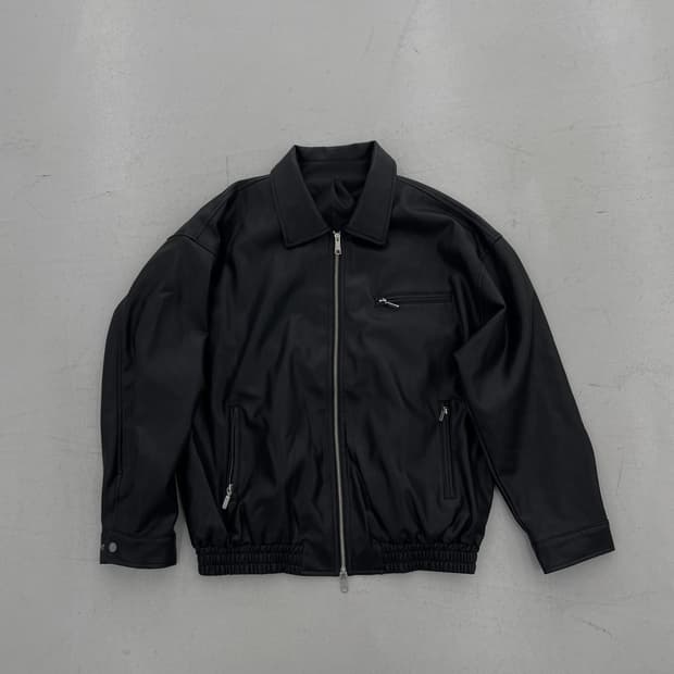 leathery leather jacket