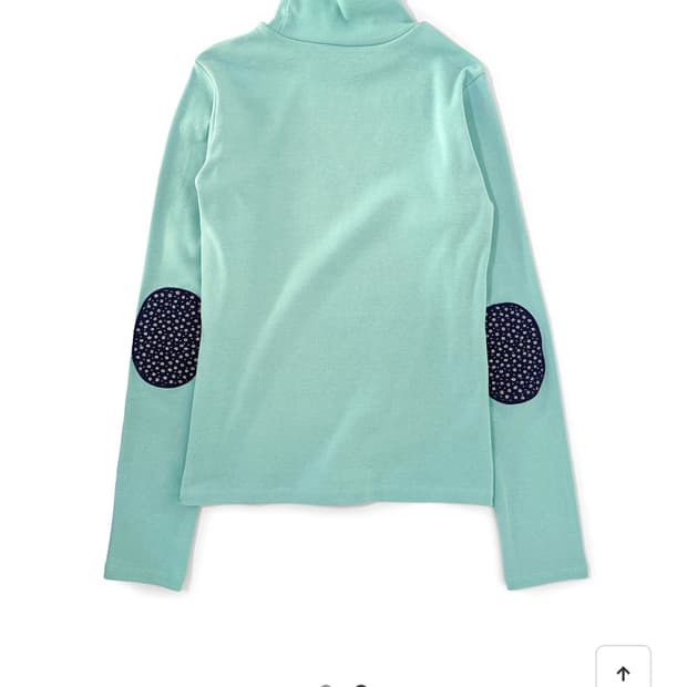 [김아홉]데이지 패치 폴라 티