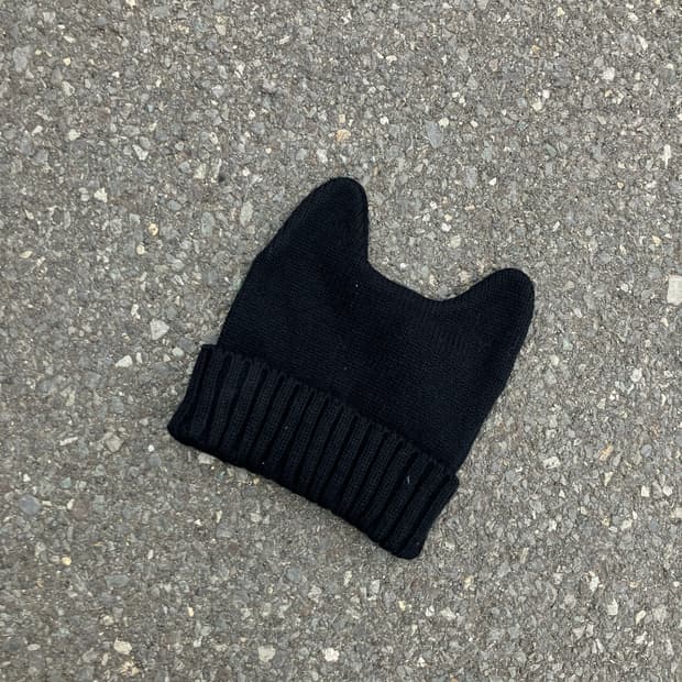 일본빈티지 핀터깔 히메갸루스트릿 고양이 캣비니