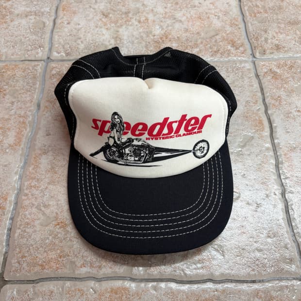 Hysteric Glamour speed ster trucker cap