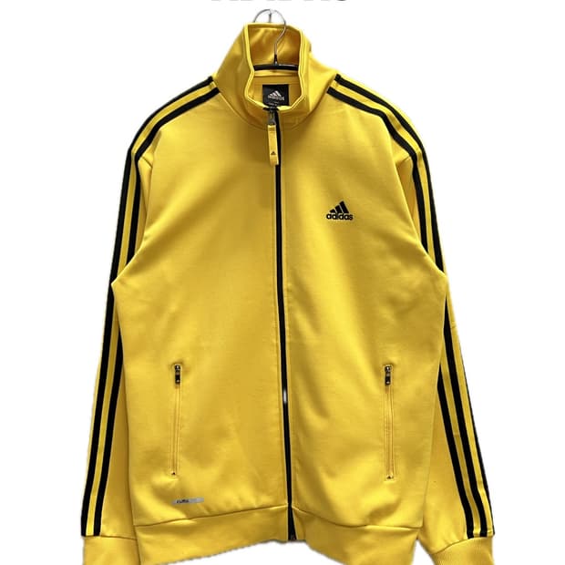 아디다스 삼선 트랙탑 져지 옐로우/블랙