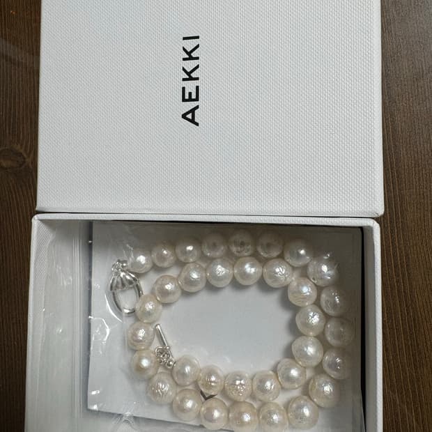 애끼Aekki 바로크진주 목걸이(10mm, 40cm)